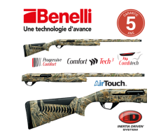 Fusil Benelli Black Eagle Comfortech Camo Max 5 28/76 71cm - Version 71cm Calibre 28