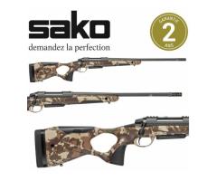 Carabine Sako S20 Hunter Chasse Camo Fusion Flûtée Filetée Cérakote - Calibre 6.5 Creedmoor Calibre 