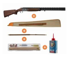 Pack Fusil De Chasse Superposé Country Calibre 12/76 Canon de 76 Cm
