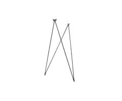 CANNE DE PIRSCH 4 STABLE STICK BLACK ESSENTIAL - HAUTEUR 83CM/162CM OCCASION Hauteur 83cm/162cm