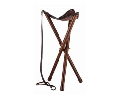 Siège Country Trépied Pliant Bois Luxe