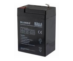 Batterie Rechargeable MS4-6 6 Volts Pour Agrainoir
