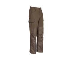 Pantalon De Chasse Percussion Savane Hyperstretch Renforcé Kaki