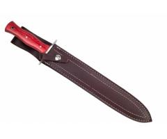 Dague de Chasse 28,5 cm Manche Bois Avec Etuis