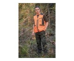 Gilet de Chasse Resistant Treeland Orange - 4