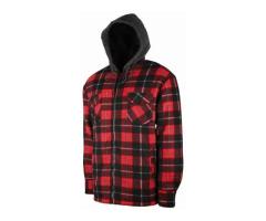 Chemise à Capuche Polaire Treeland Sherpa Rouge