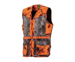 Gilet de Chasse Enfant Treeland Camo Orange