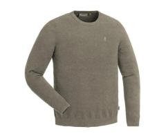 Pull Col Rond Coton Beige Värnamo Pinewood