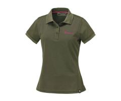 Polo Infroissable Kaki pour Femme Ramsey Coolmax Pinewood