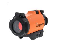 Viseur Aimpoint Micro H2 2MOA Blaze Orange Avec Embase Et Casquette