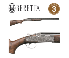 Fusil Beretta SL3 Gravure Fond Creux G2 12/76 - Version 76cm Calibre 12