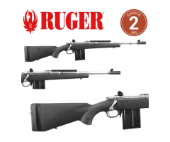 Carabine Ruger Scout Synthétique 308 Win Avec Frein De Bouche Ase Utra Borelock - Calibre 308 Win