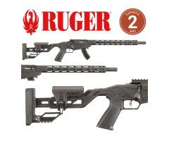 Carabine Ruger Précision Rimfire 17 HMR Filetée - Calibre 17 HMR