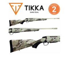 Carabine Tikka T3x Lite Veil Alpine Flutée Filetée Cerakote - Calibre 30-06 Sprg Calibre 300 WM