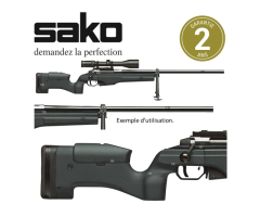 Carabine Sako TRG 42 Noire Crosse Fixe - Calibre 338 Lapua Mag Calibre 300 WM