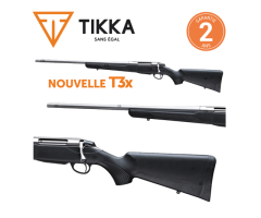 Carabine Tikka T3x Lite Inox Gaucher - Calibre 270 WSM