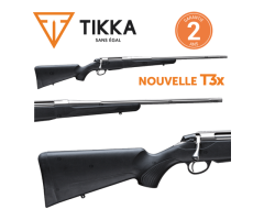 Carabine Tikka T3x Superlite Flutée Inox - Calibre 6.5 PRC