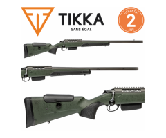 Carabine Tikka T3x Super Varmint Roughtech Cérakote Vert - Calibre 22-250 Rem Calibre 6.5 PRC