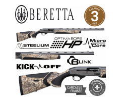 Fusil Beretta A400 Xtrem Plus 12/89 Kick Off Méga ATS Veil Avayde Grey - Version 76cm Calibre 12