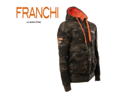 Sweat A Capuche Homme Franchi Camouflage - Taille M - 2