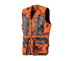 Gilet De Chasse Homme Treeland Orange Forest T600 Calibre 20 - Taille M