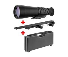 Pack Demi Jumelle Waldberg 9X63 Bak4 Waterproof avec Montage et Lunette