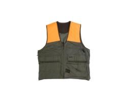 GILET DE CHASSE KAKI/ORANGE HART - TAILLE L OCCASION taille L
