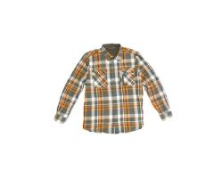 Chemise Manches Longues Homme Pinewood Lappland Rough Flannel - Vert/orange - Xxl Occasion Xxl